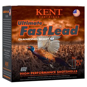 Kent Cartridge K122UFL424 Ultimate Fast Lead  12 Gauge 2.75" 1 1/2 oz 4 Shot 25 Bx/ 10 Cs