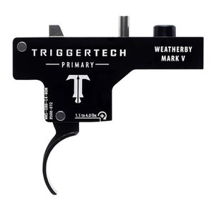 TriggerTech WM5SBB14NBW Primary  Weatherby Mark V Black PVD Single-Stage Curved 1.50-4 lbs