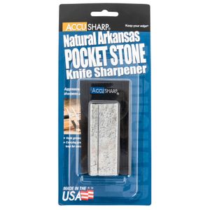 AccuSharp 024C Pocket Stone  Arkansas Stone Sharpener Natural