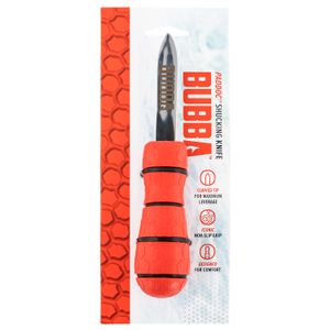 Bubba Blade 1111856 Paddoc  2.50" Fixed Shucking 440C Stainless Steel Blade Red/Black Non-Slip Handle