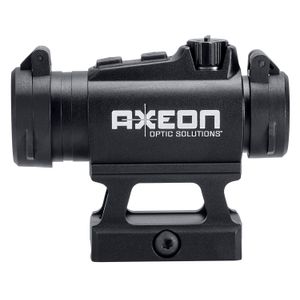 Axeon 2218667 MDSR1 w/Riser 1x20mm 2 MOA Red Dot Black