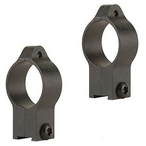 Talley 22CZRL Scope Ring Set  11mm Dovetail CZ 455/457/512/513 & 452 Euro Low 1" Black Aluminum