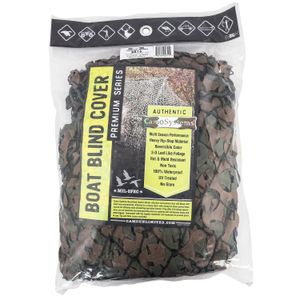 Camo Systems BB16 Military Boat Concealment Green/Brown 5' x 19' Ripstop Mesh Attachment