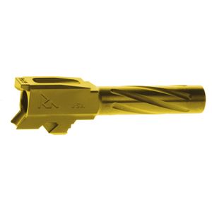 Rival Arms RA-RA20G301E Precision V1 Drop-In Barrel 9mm Luger 3.41" Gold PVD Finish 416R Stainless Steel Material for Glock 43, 43X
