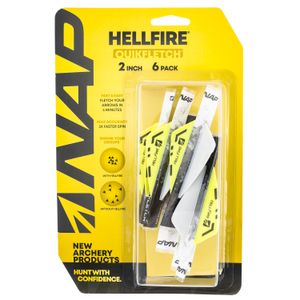 NAP NAP-60-033 Quickfletch Hellfire Fletching White/Yellow/Yellow
