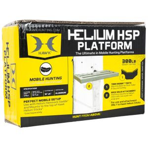 Hawk HWK-HHSP Helium HSP Platform Gray Aluminum 10" x 6"
