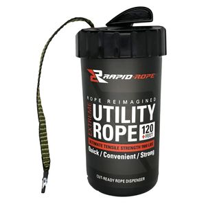 RAPID ROPE LLC RRCODG6027 Rope Canister  OD Green 120' Long