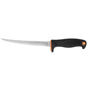 Kershaw 1257X Clearwater  7" Fixed Fillet Plain Satin 420J2 SS Blade Black Co-Polymer Handle