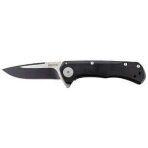 Kershaw 1955 Showtime  3" Folding Drop Point Plain Black Oxide 8Cr13MoV SS Blade Black Oxide Stainless Steel Handle