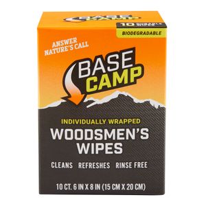 Dead Down Wind 1358 Base Camp Woodmen's Wipes Textured/Biodegradable 6" x 8" 1
