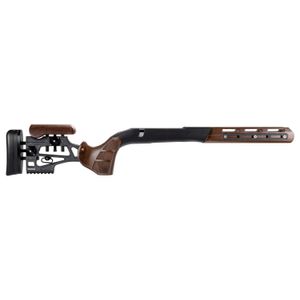 Woox SH.GNS002.36 Exactus Precision Stock Walnut Aluminum Chassis with Adjustable Cheek Long Action Ambidextrous Hand for Savage 110 DBM
