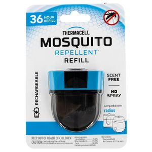 Thermacell ER136 Repellent Refill  Black Effective 20 ft Fits Rechargeable E-Series & Radius Zone Odorless Repellent Effective Up to 36 hrs