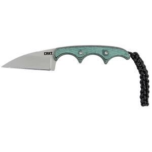 CRKT 2385 Minimalist  2" Fixed Wharncliffe Plain Bead Blasted 5Cr15MoV SS Blade Polished Resin Infused Fiber Handle