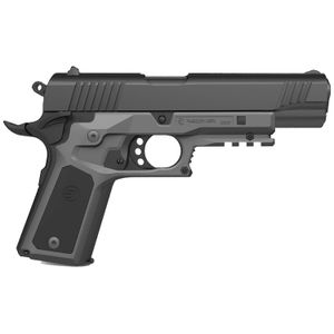 Recover Tactical CC3P-0401 Frame Grip  Gray Polymer Frame with Interchangeable Black & Gray Panels for Standard Frame 1911