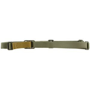 Blue Force Gear VCAS200OAOD Vickers Sling made of OD Green Cordura with 57"-67" OAL, 2" W, Padded Design & Nylon Adjusters for Rifle & Carbine