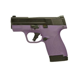 Smith & Wesson M&P9 Shield Plus 9mm Semi Automatic Pistol Orchid/Black No Thumb Safety