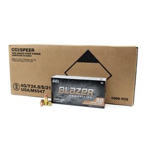 Blazer Brass 9mm 115GR FMJ 1000rd Case