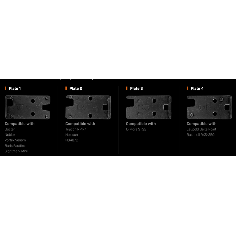 Taurus G3c T.O.R.O. Optic Mounting Plates